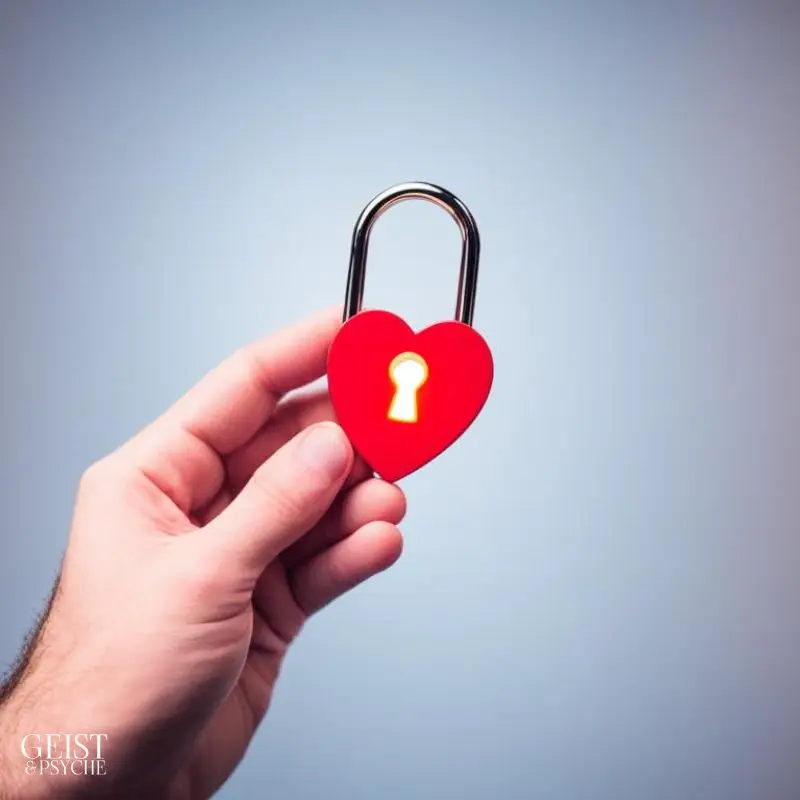 Zeichen vom Universum für Liebe - ein Schloss in der Form eines Herzens