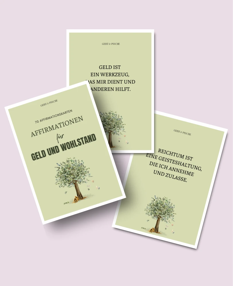 Affirmationen für Geld und Wohlstand